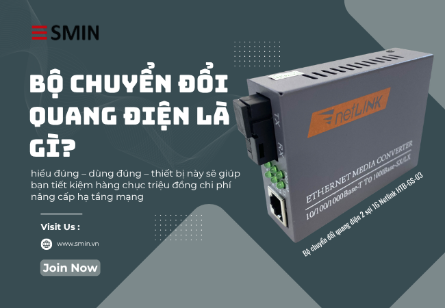 Bộ chuyển đổi quang điện là gì? Cách sử dụng đúng để tối ưu tốc độ truyền dẫn!