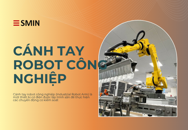 Cánh tay robot công nghiệp, trợ thủ đắc lực cho mọi dây chuyền sản xuất