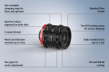 Ống kính công nghiệp VOS2000 dành cho cảm biến đến 2.0 µm, vòng ảnh 11 mm