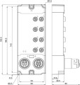 Thiết bị phân nhánh 4 cổng có cấp nguồn Beckhoff EP9224-2037 – Giao tiếp EtherCAT, chuẩn ENP, đầu nối B17