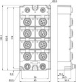 EtherCAT Box Beckhoff EP1957-0022 – 8 ngõ vào số + 4 ngõ ra số 24 V DC, 0.5 A, TwinSAFE Logic