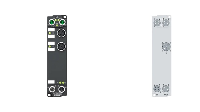 Thiết bị I/O Beckhoff EP4304-1002 – Tích hợp 2 ngõ vào + 2 ngõ ra analog ±10V & 2 ngõ vào digital 24VDC