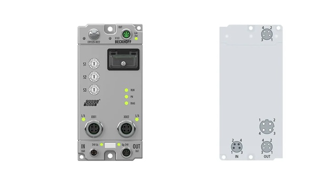 Thiết bị chuyển giao giao thức Beckhoff ER9320-0022 – Hỗ trợ PROFINET RT, vỏ kẽm đúc chắc chắn