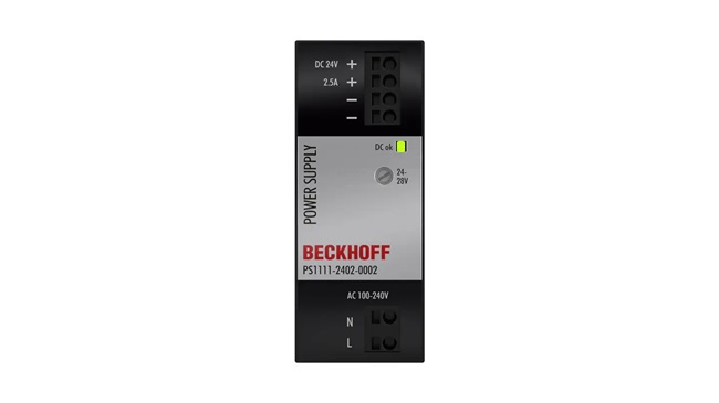 Bộ nguồn Beckhoff PS1111-2402-0002 | 24V DC, 2.5A, đầu vào 1 pha, chuẩn NEC Class 2