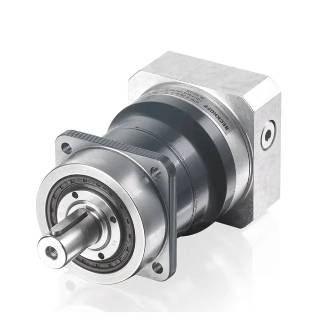 Hộp số hành tinh dòng AG2300 của Beckhoff, kích thước khung 075, dùng cho truyền động chính xác và công suất trung bình.
