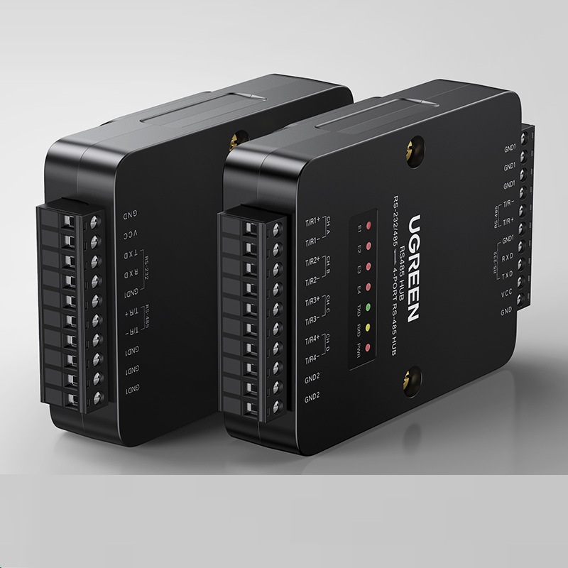 Bộ chia RS232/485 thành 4 cổng RS485 Ugreen 80114 chính hãng (1200 mét)