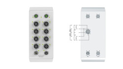 Thiết bị I/O Beckhoff EQ2339-0022 – Module 16 kênh digital kết hợp, 24VDC, IP67, vỏ thép không gỉ