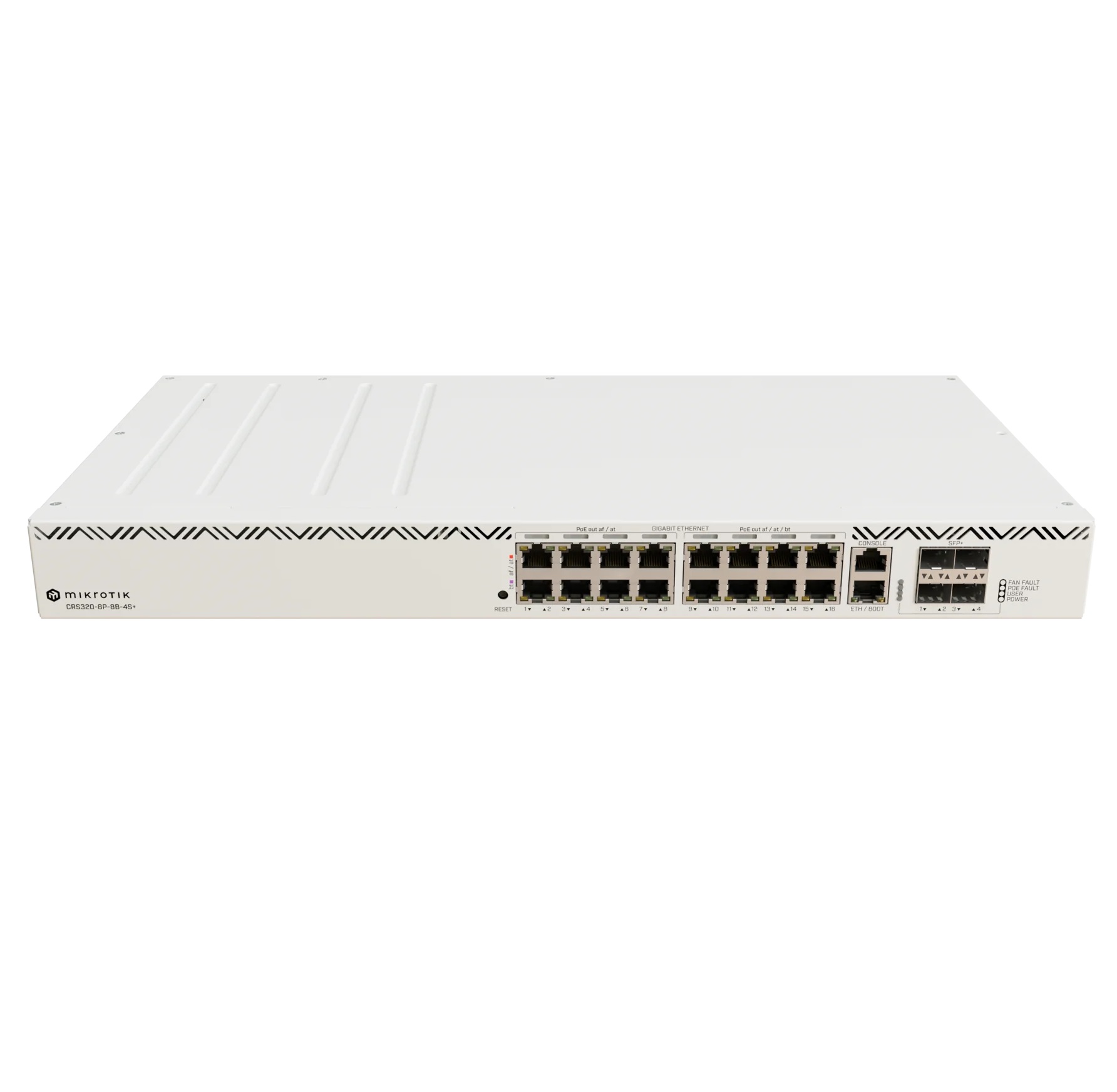 Switch PoE++ Mikrotik CRS320-8P-8B-4S+RM , Cổng RJ45 1Gbps, 8 PoE+ & 8 PoE++